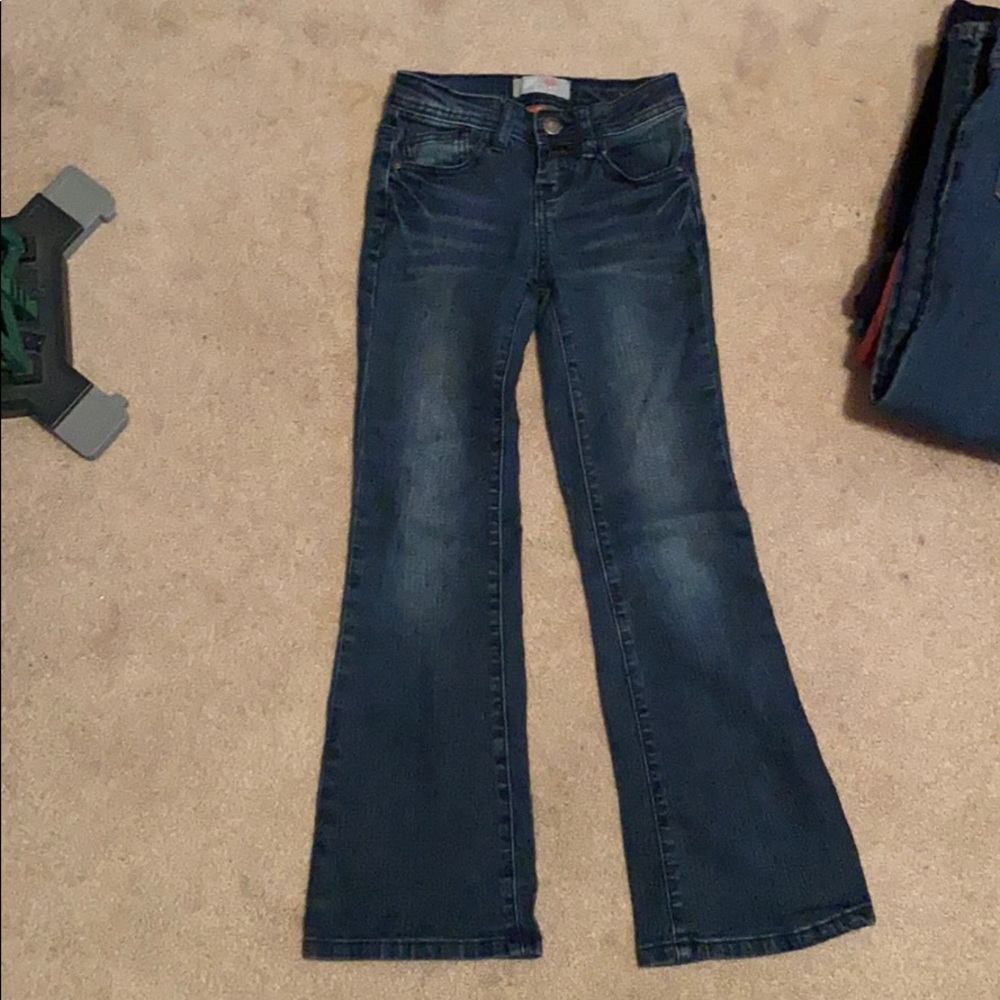 Girls flare jeans size 8